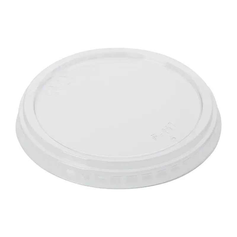 Fiesta Recyclable rPET Flat Lids for Deli Cups 8/12/16oz (Pack of 300)