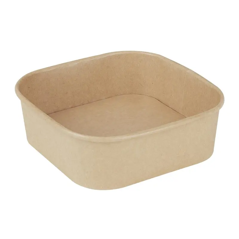 Fiesta Recyclable Square Container Bases 1000ml (Pack of 300)