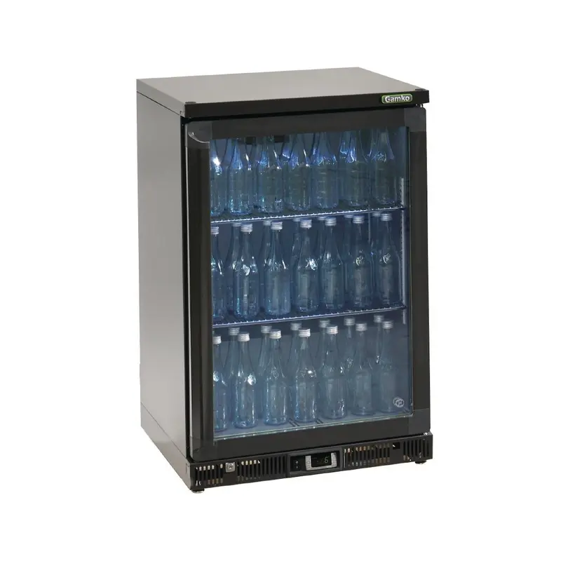 Gamko Bottle Cooler with Single Hinged Door 150Ltr Black