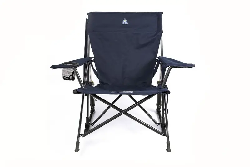 GCI Kickback Rocker Camping Chair Indigo Blue