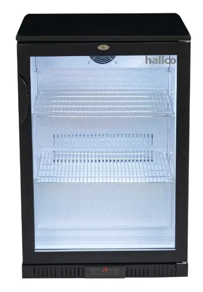 Hallco HC1BK Undercounter Bottle Cooler 128 Ltr Black