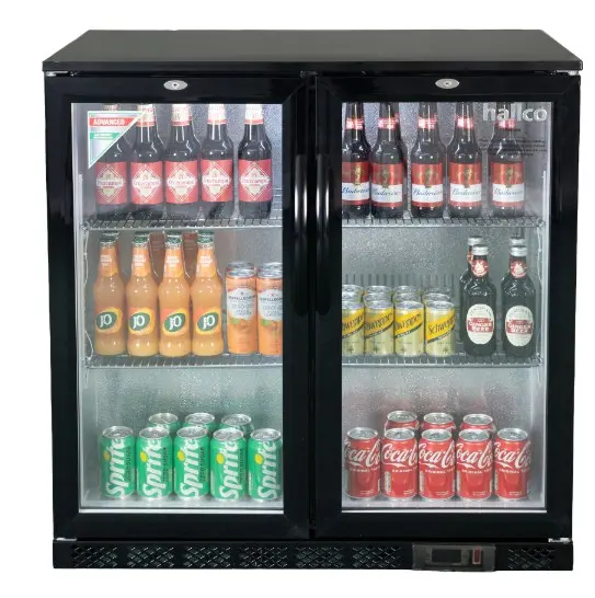 Hallco HC2BK Undercounter Bottle Cooler 208 Ltr Black