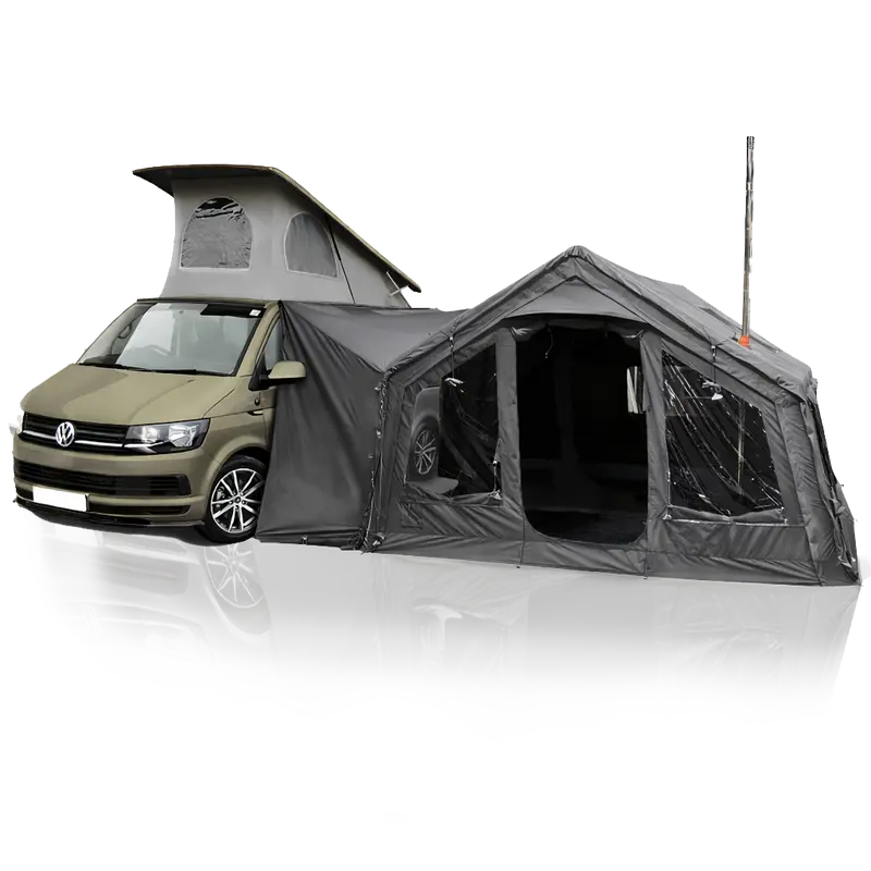 Holawild AirTek Machu Picchu Medium Inflatable Drive Away Campervan Awning – Grey