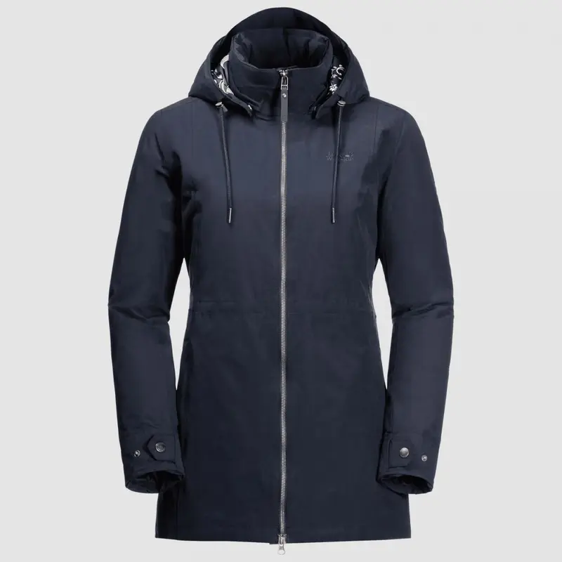 Jack Wolfskin Ladies Wildwood Jacket Midnight Blue