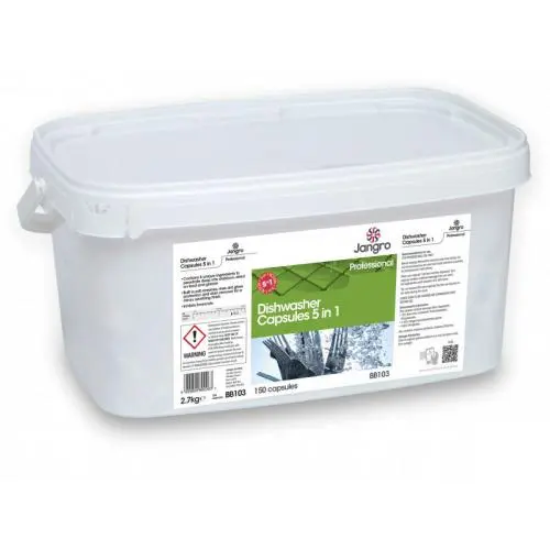 Jangro 5 in 1 Dishwasher Capsules - 150 Tablets