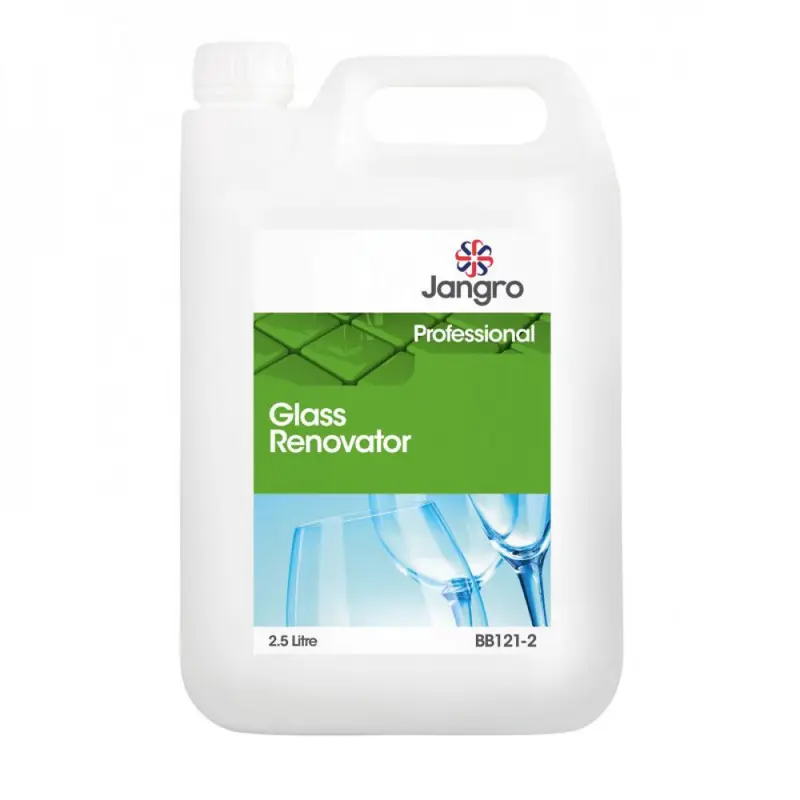Jangro Glass Renovating Liquid 5L | Glasswasher Chemical
