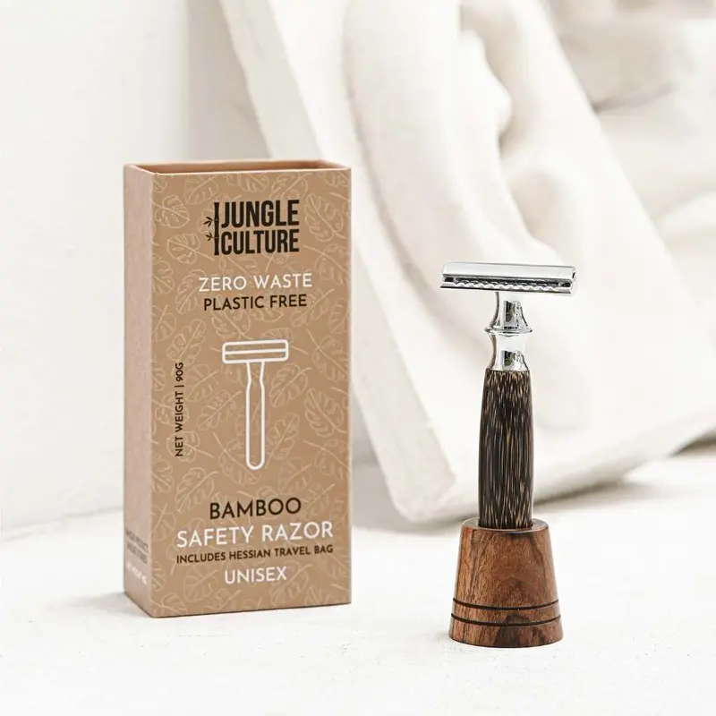 Jungle Culture Bamboo Razor Stand