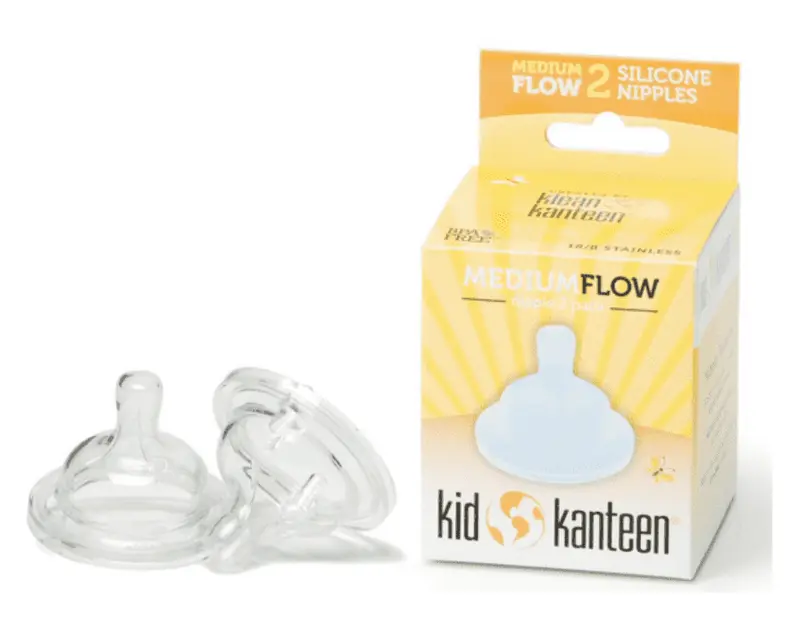 Klean Kanteen Baby Bottle Nipple - Medium Flow (2pk)