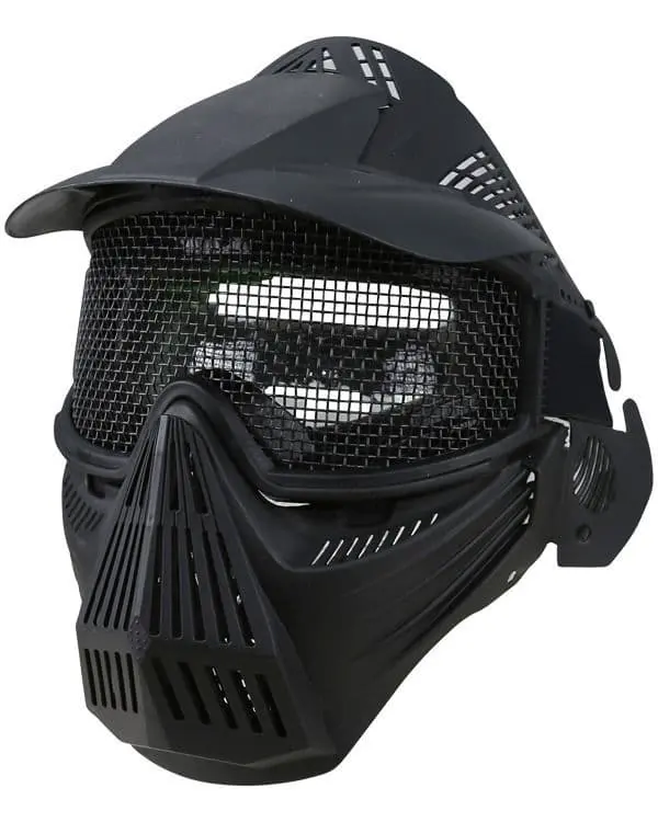 Kombat UK Full Face Mash Mask - Black
