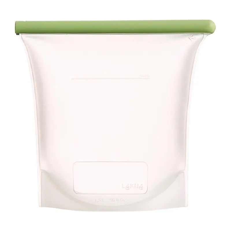 Lekue Reusable Silicone Food Storage Bag 1.5Ltr
