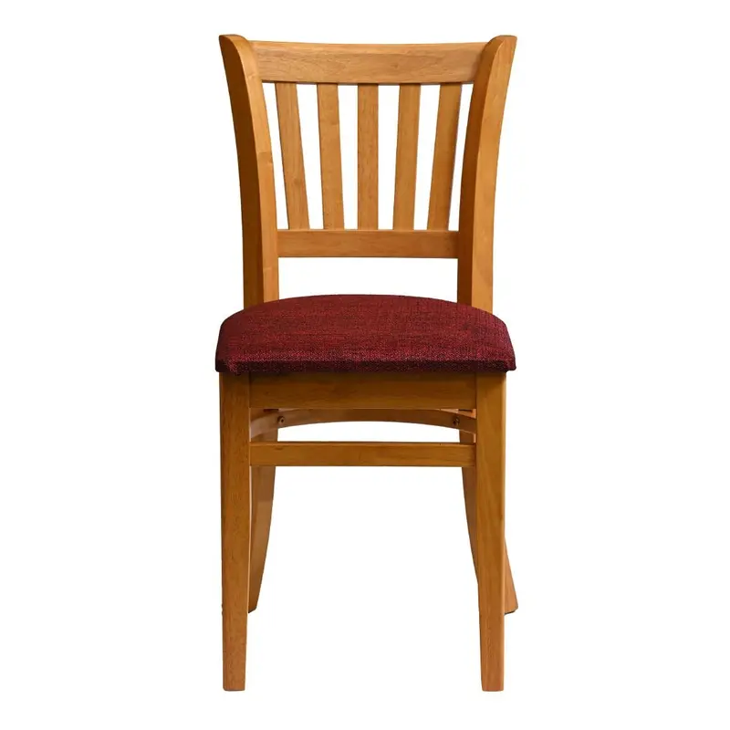 Manhattan Dining Chairs Soft Oak with Shetland Scarlett Seat (2 Pack)