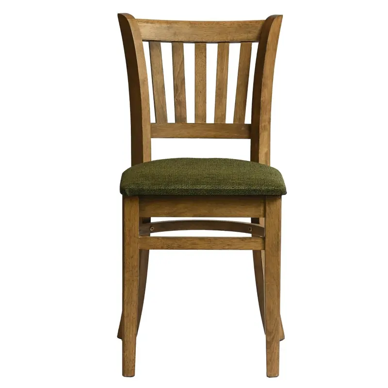 Manhattan Dining Chairs Weathered Oak with Shetland Forest Seat (2 Pack)