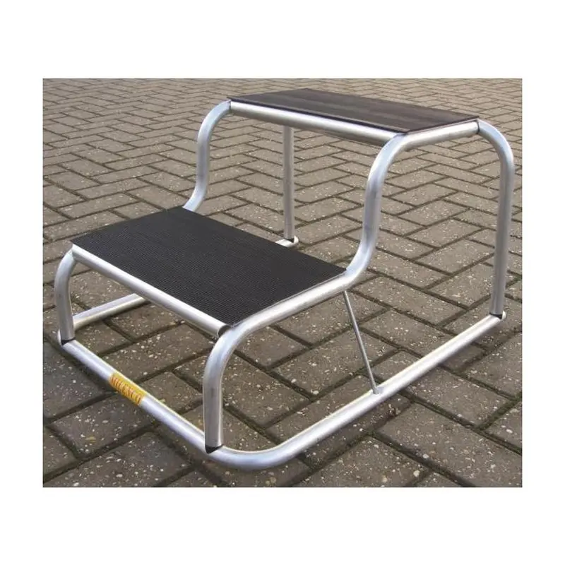 Milenco Double Aluminium Step With Rubber Tread