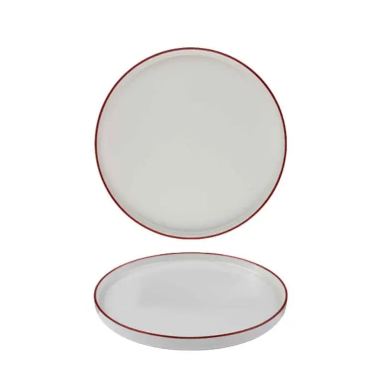 Modest Maroon Signature Plate 21cm / 8 ¼" - Pack of 6