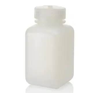 Nalgene HDPE Wide Mouth Square Bottle - 250ml