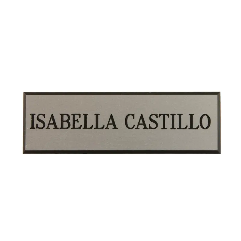 Name Badges Silver