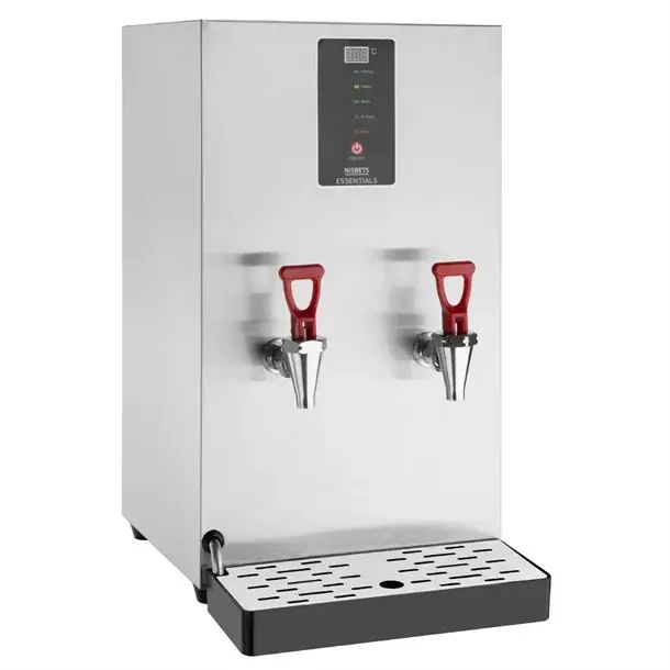 Nisbets Essentials Double Tap Auto Fill Water Boiler 20Ltr