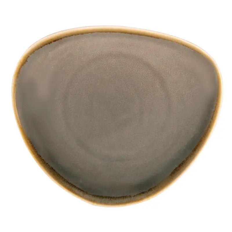 Olympia Kiln Triangular Plate Smoke 230mm (Pack of 6)