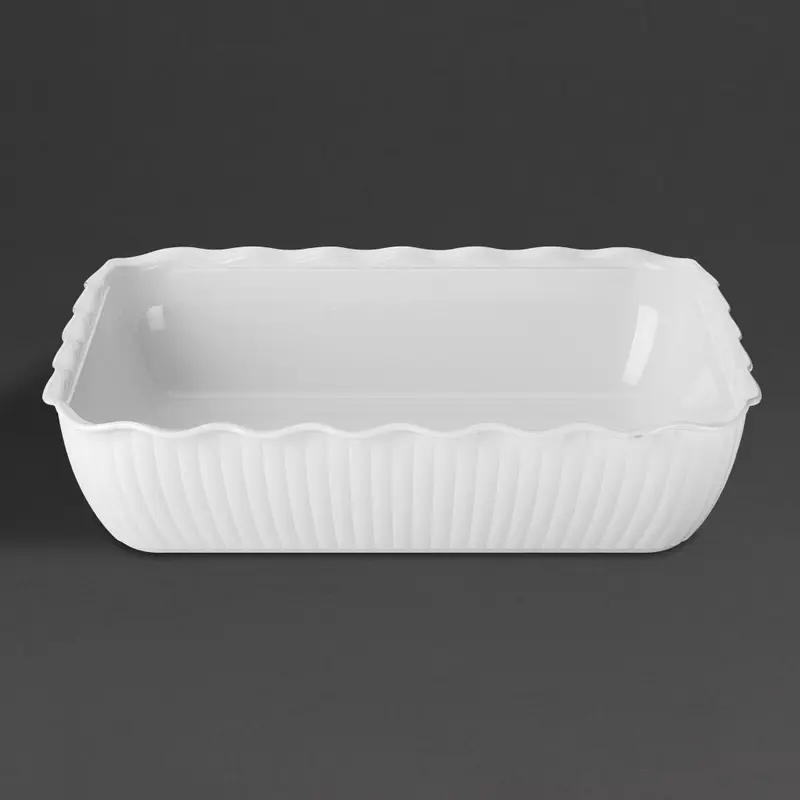 Olympia Kristallon Large Salad Crock - White