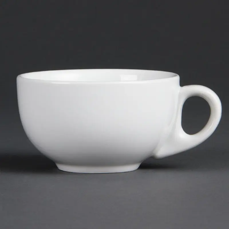 Olympia Whiteware Cappuccino Cups 200ml (12 Pack)