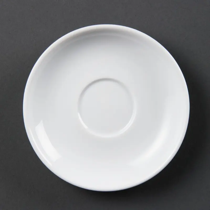 Olympia Whiteware Espresso Saucers (12 Pack)