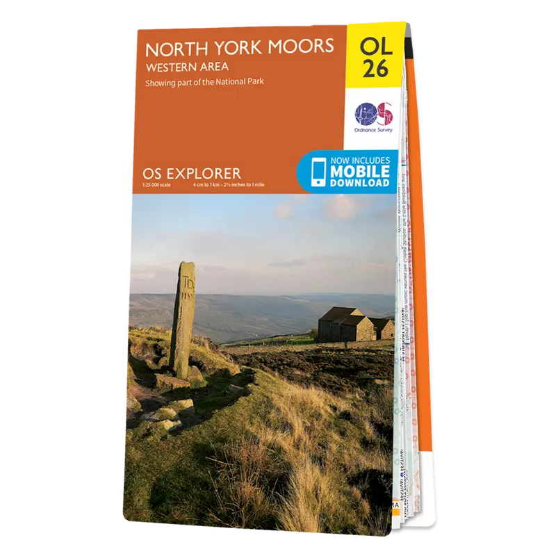 Ordnance Survey Explorer OL26 Map North York Moors