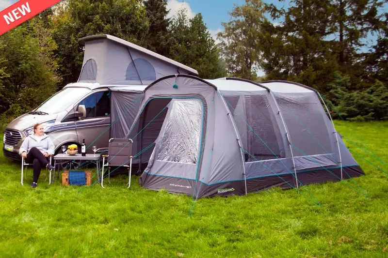 Outdoor Revolution Cayman T3 DT Poled Low Driveaway Campervan Awning