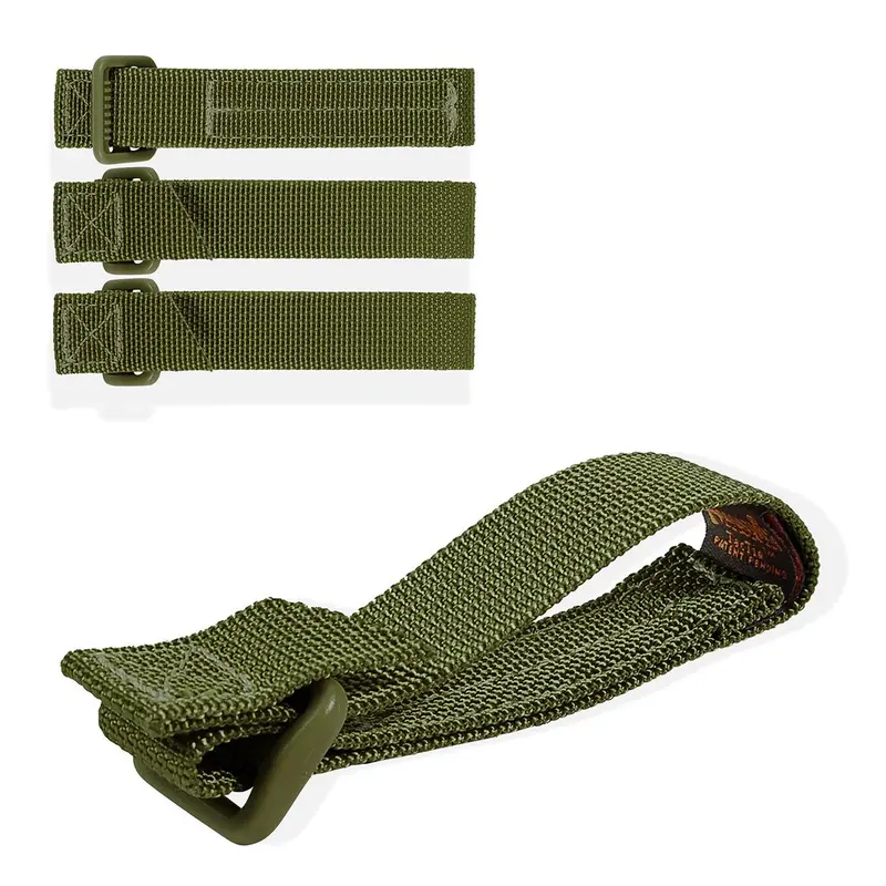 Pack of 4 Maxpedition 3" TacTie OD Green Attachment Straps