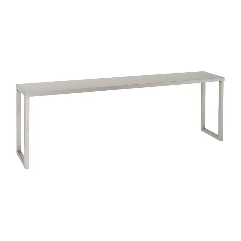 Parry Stainless Steel Single Tier Heated Chefs Rack with L Bracket 1200x300mm