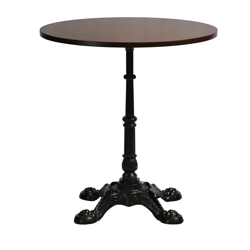 Pavia Round Dining Table Dark Walnut 700mm (2 Pack)