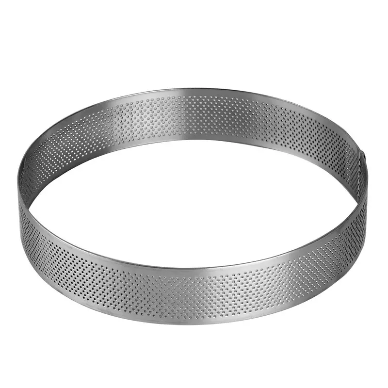 Pavoni Round Stainless Steel Mould 190x35mm