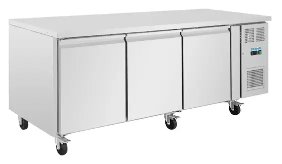 Polar U-Series Triple Door Patisserie Counter Fridge 634Ltr