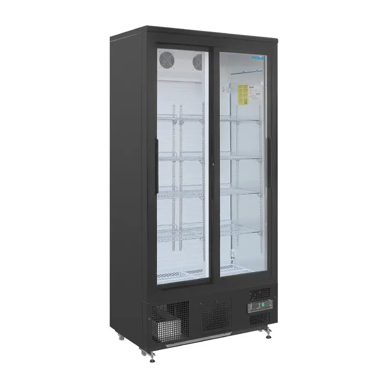 Polar Upright Back Bar Cooler with Sliding Doors 490Ltr
