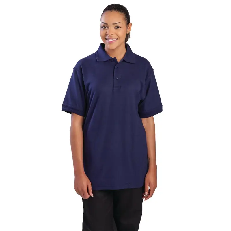 Portwest Unisex Polo Shirt Navy Blue S