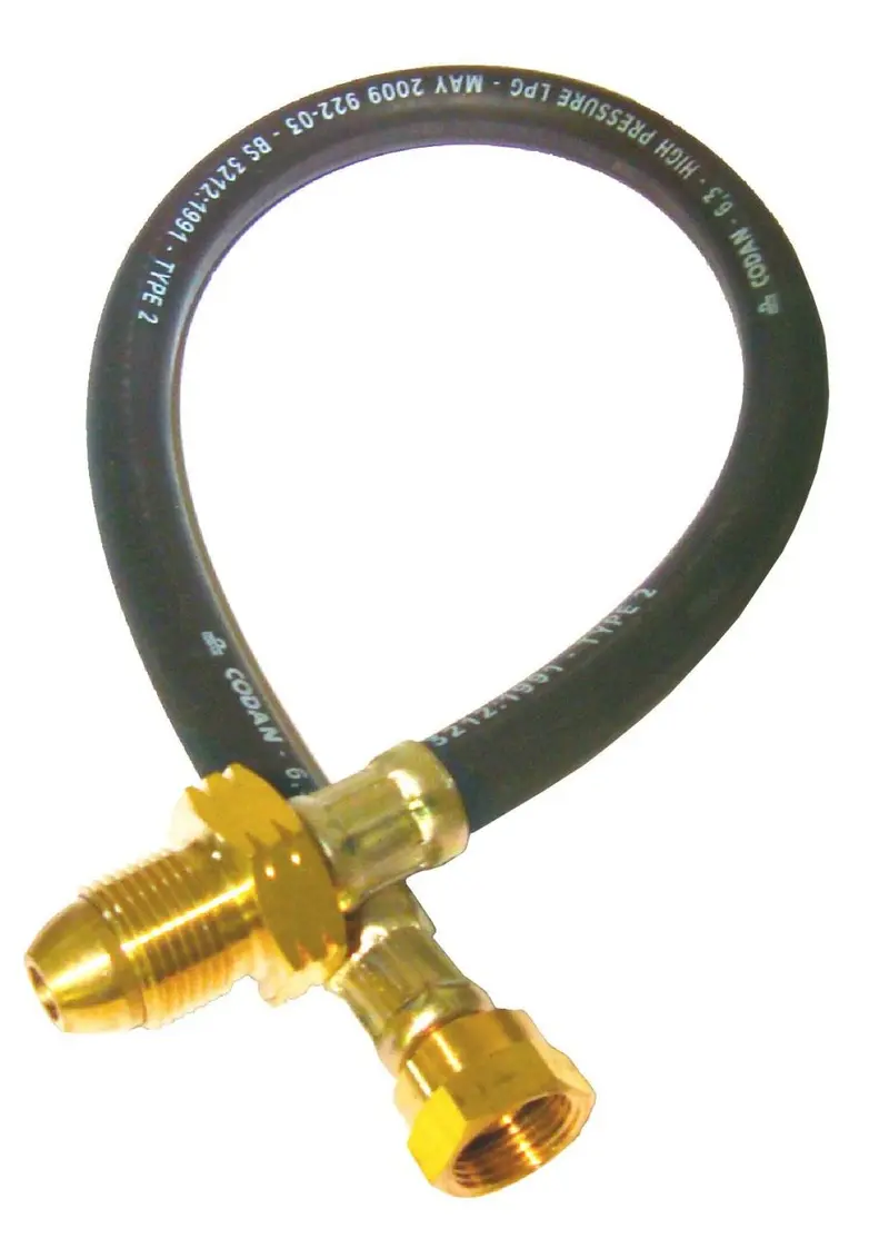 Propane Hose Assembly 450mm Pigtail For Built In Regulator