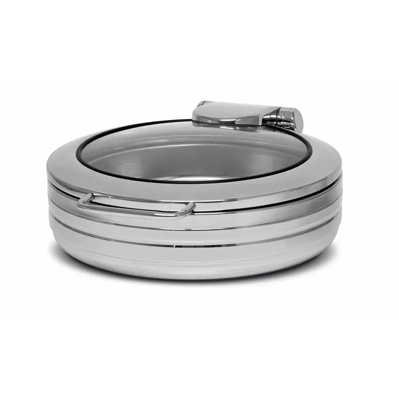Pujadas Round Glass-Top Chafing Dish