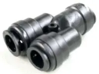 Push Fit Two Way Adaptor. 12mm