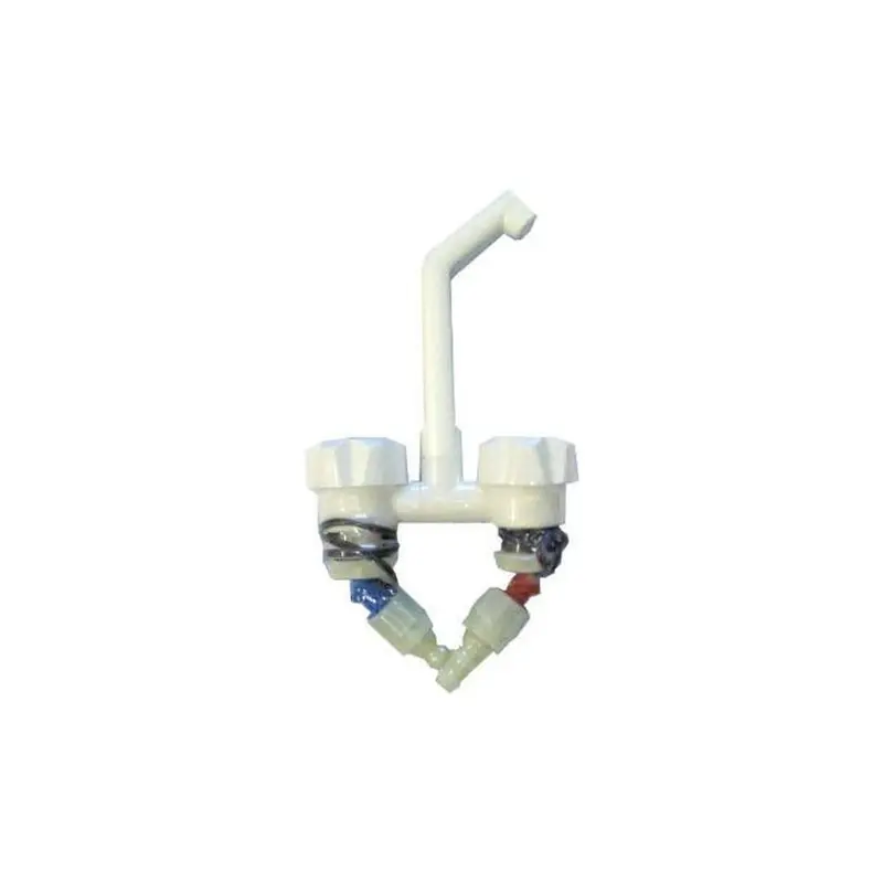 Reich Deluxe Double Mixer Tap White