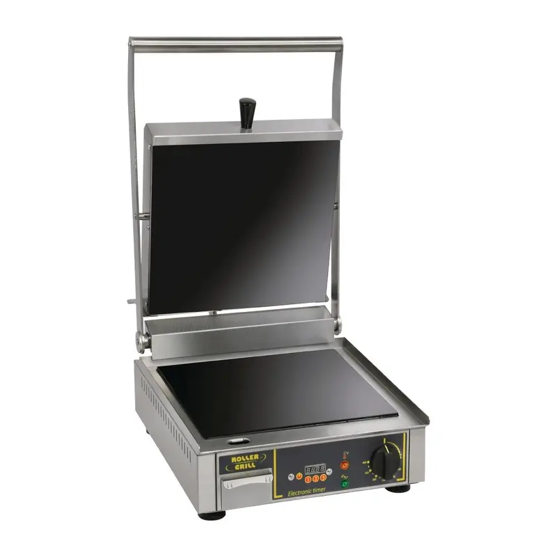 Roller Grill Premium VC FT Single Ribbed Contact Grill