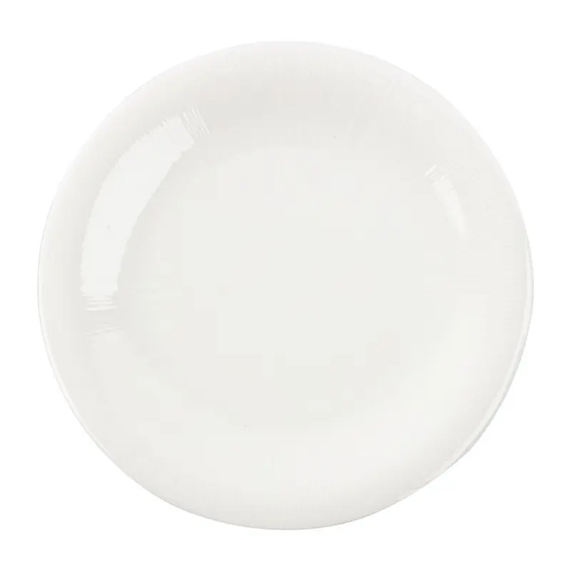 Royal Bone Ascot Embossed Coupe Plate 180mm (Pack of 12)