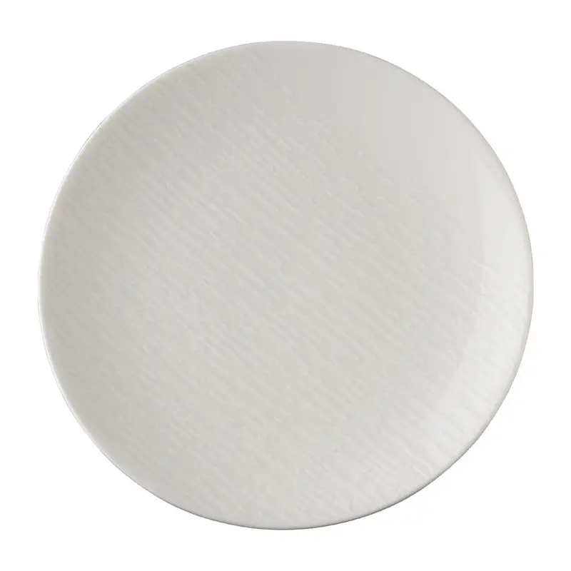 Royal Crown Derby Bark White Coupe Plate 165mm (Pack of 6)