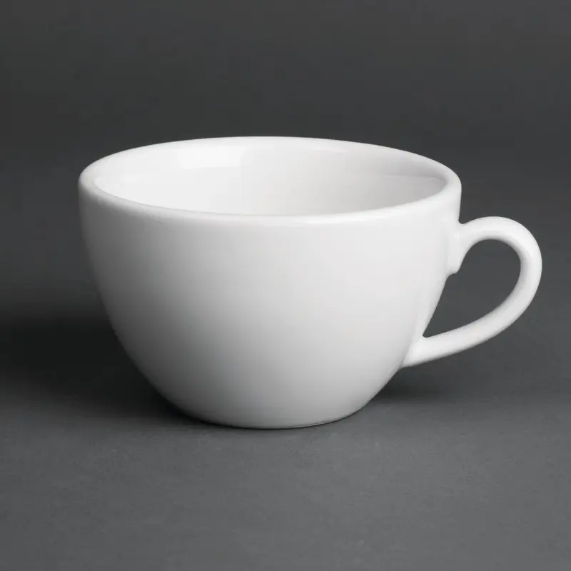 Royal Porcelain Classic White Breakfast Cups 300ml (Pack of 12)