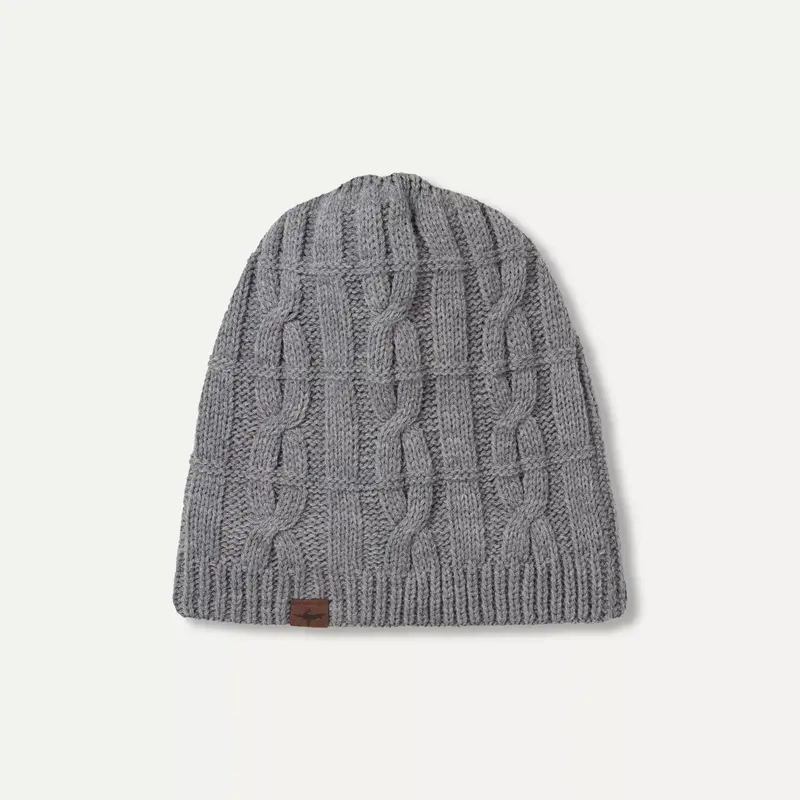 Sealskinz Waterproof Cable Knit Beanie Grey