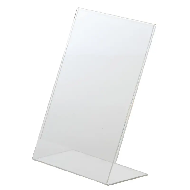 Slanted Acrylic Menu Holder A5