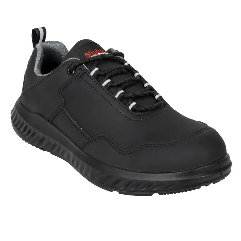 Slipbuster Microfibre Safety Trainers Matte Black 39