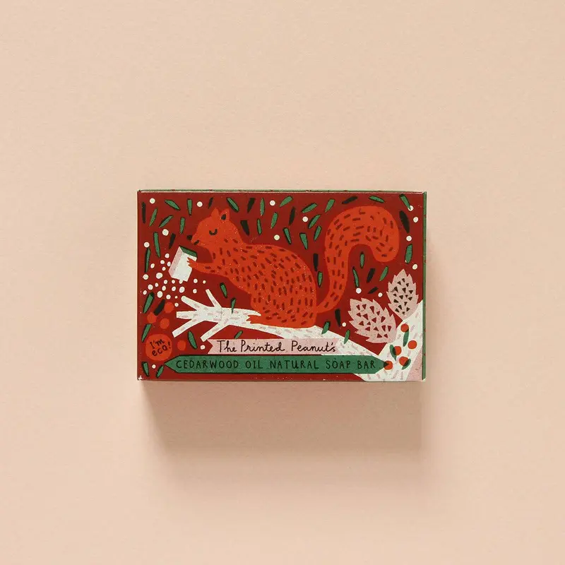 Squirrel Cedarwood Oil Natural Soap Bar