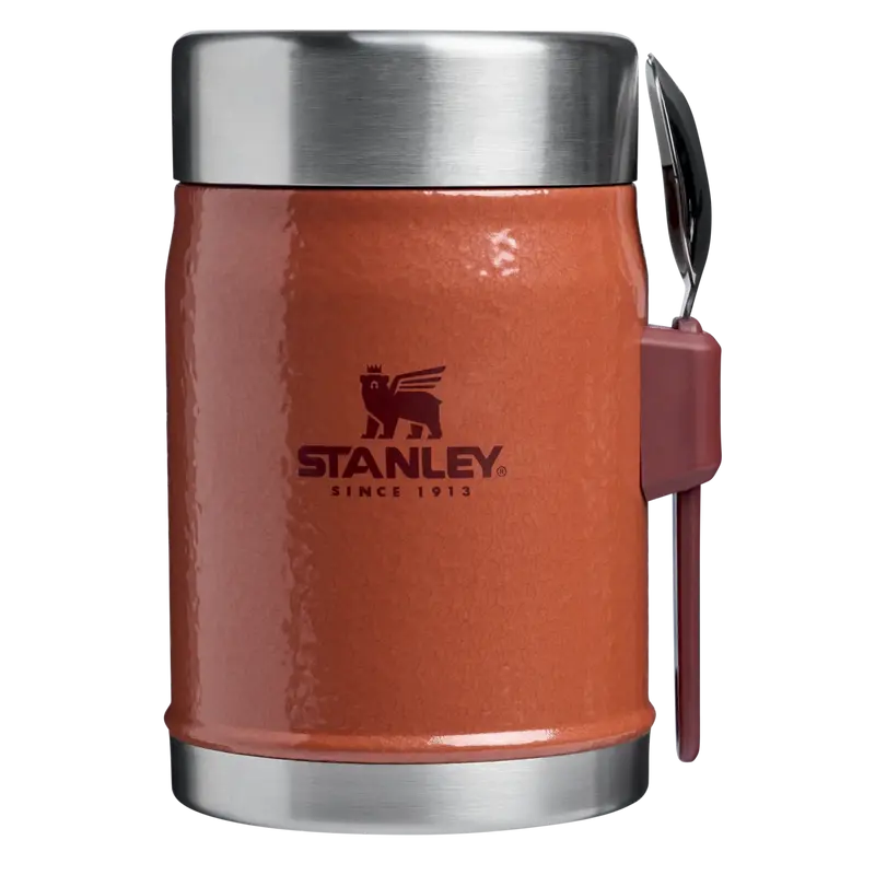 Stanley Legendary Food Jar & Spork 0.4L Hammertone Clay