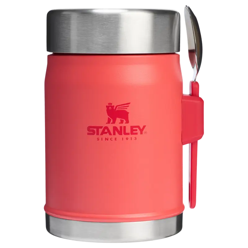 Stanley Legendary Food Jar & Spork 0.4L Hot Coral