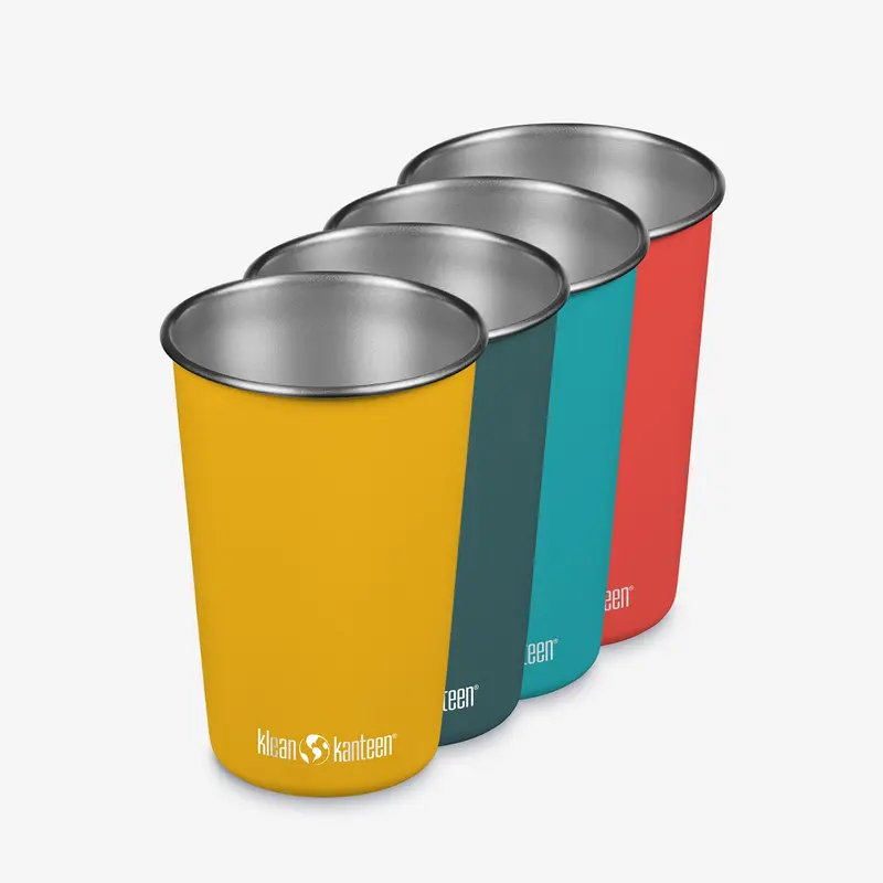 Steel Pint 16oz - 4 Pack (473ml)