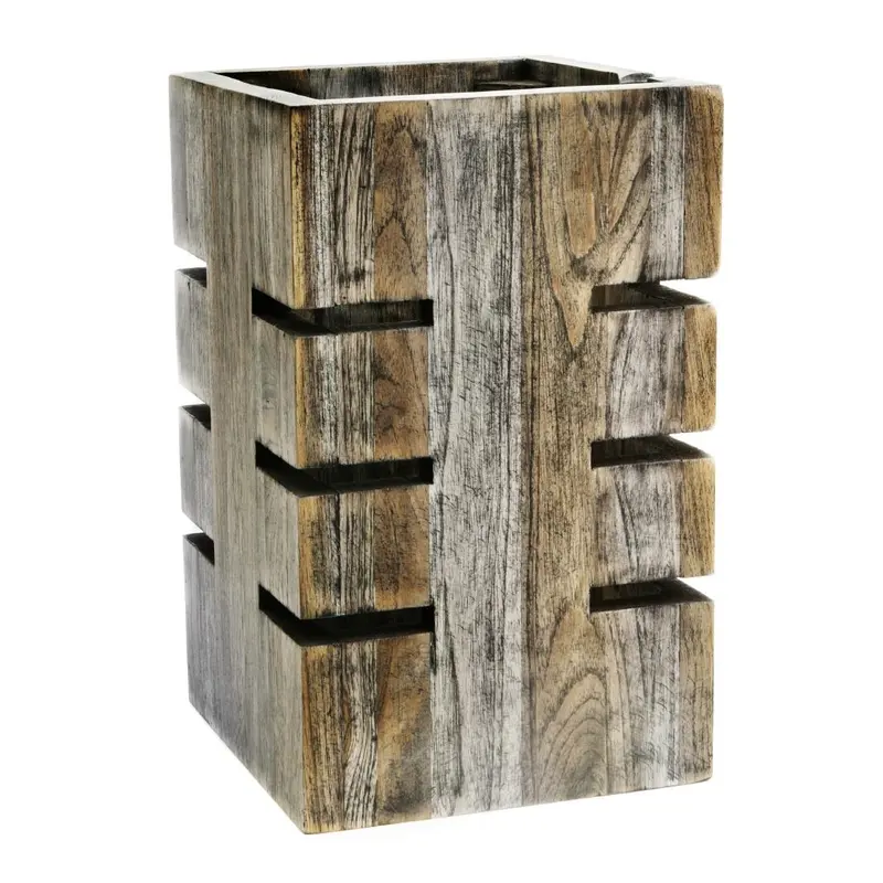 Steelite Fusion Buffet Riser Ash Grey Teak 152x305mm